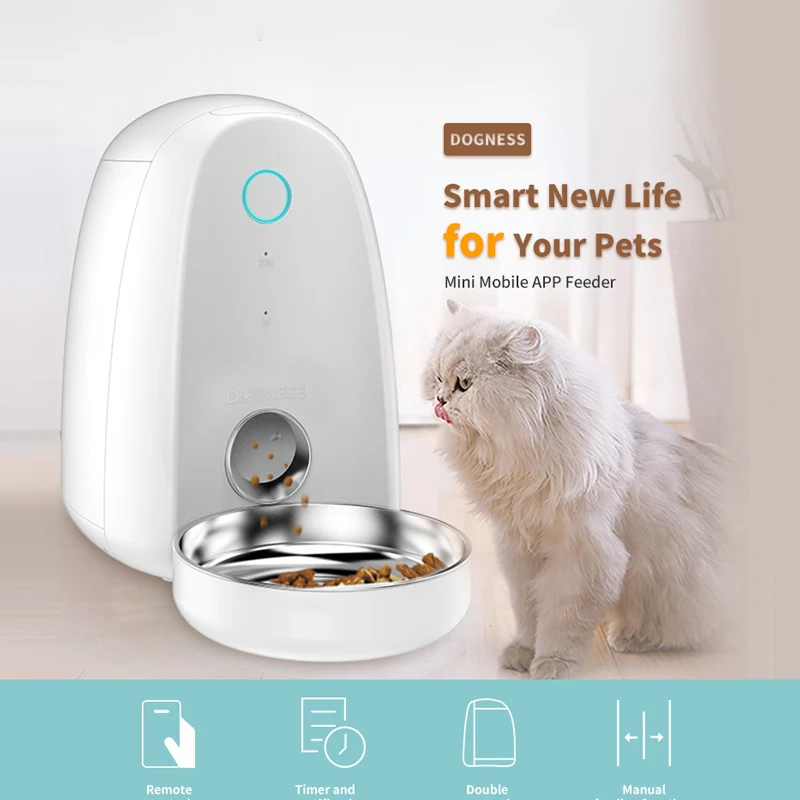 2l Automatic Wifi Smart App Feeder Food Dispenser For Small Dog