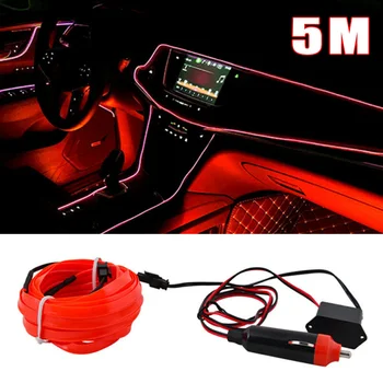 

Red Atmosphere lamp LED Cold Light Strip For Car Auto Decor Accessories