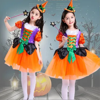 

2020 Child Girl Halloween Costume For Kids Girl Christmas Costumes Children Robe Princesse Enfant Fille Party Dress Sets Clothes
