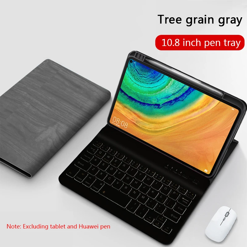 Чехол для планшета с клавиатурой для huawei MatePad Pro 10,8 дюймов из искусственной кожи чехол с магнитной клавиатурой Bluetooth чехол для планшета с держателем для ручки
