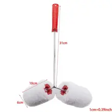 Paint Brush Roller Double Paint Roller Painted Railing Corner Paint Tool Just Use The Handle To Use The Dual Paint Roller