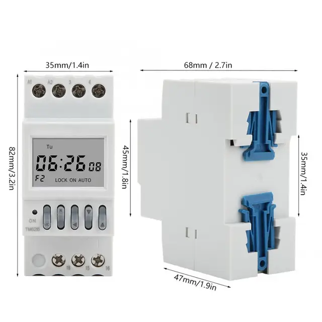TM626 Power Switch Timer Smart Timer Switch Time Control Relay Din Rail