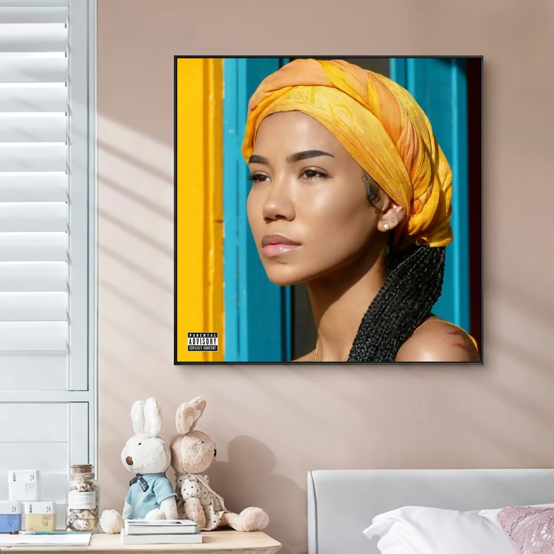 

Музыкальный альбом Jhené Aiko-Chilombo, Обложка, холст, постер, Рэп звезда, поп-рок-певец, настенная живопись, художественное украшение (без рамки)
