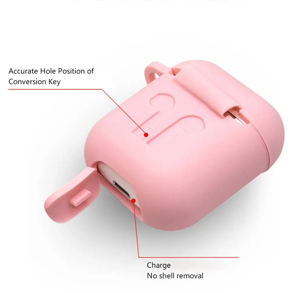 5 шт./компл. силиконовый чехол для Airpods защитный чехол против потери провода наушники держатель для Apple Air Pod гарнитура аксессуары