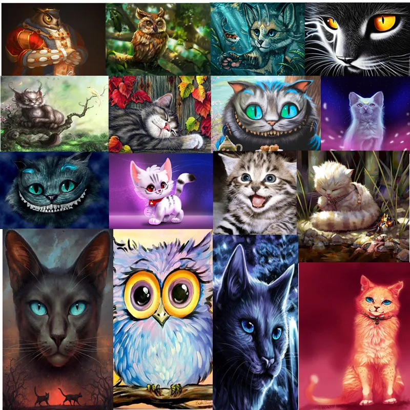 

5D DIY Diamond Painting Cross Embroidery Set Animal Cartoon Diamond Mosaic Home Decoration Diamond Embroidery