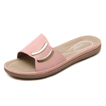 

Women Sandals Summer Beach Slides Home Flat Heel Sandals 2020 Women Shoes Indoor