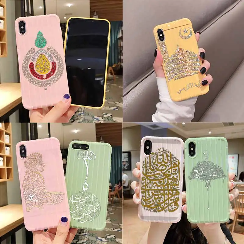 Ислам Bismillah Аллах на колесиках чемодан чехол для телефона iPhone 11 Pro Max X XS MAX 8 7 6S
