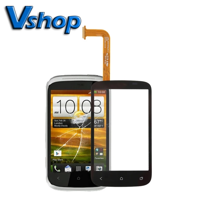 Панель сенсорного экрана для HTC Desire C A320E переднее стекло дигитайзер Сменное