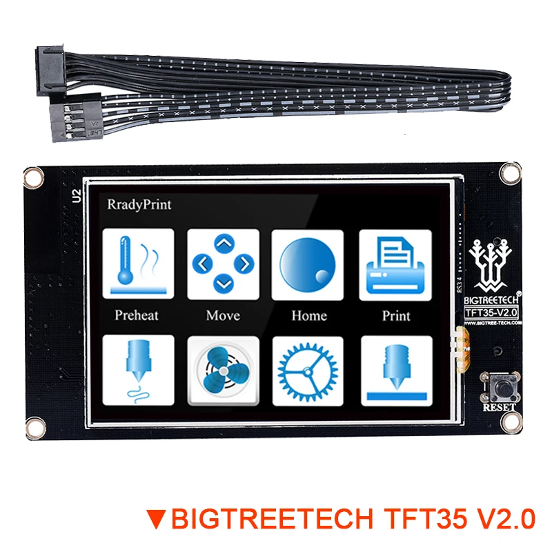 BIGTREETECH TFT35 V2.0 умный сенсорный экран дисплей 3,5 дюймов полноцветная панель для SKR V1.3 PRO MKS GEN L контроллер 3D-принтера