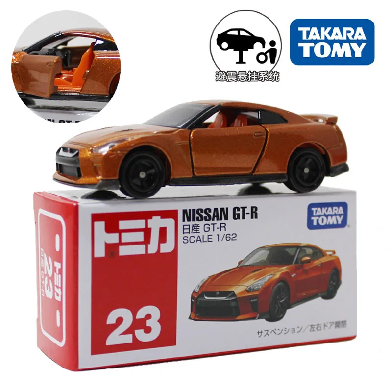 TAKARA TOMY игрушки из сплава для детей 3 + лет Nissan GTR спортивный автомобиль литые под
