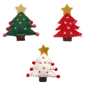 

3Pcs Christmas Pendant Lovely Hanging Decoration Party Supply DIY Christmas Tree Drop Ornaments (Random Color)