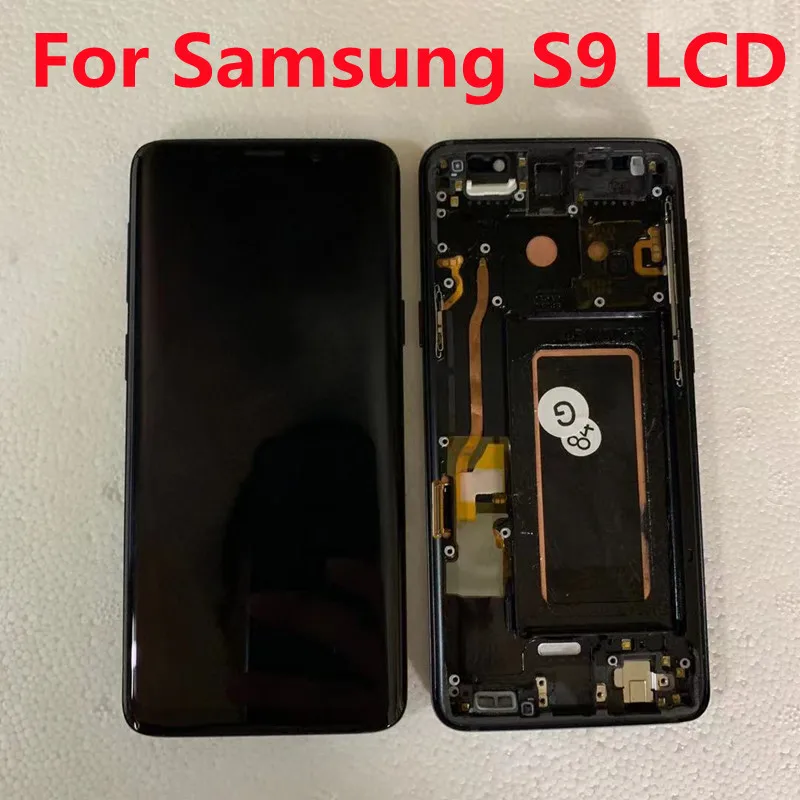 ORIGINAL SUPER AMOLED S9 LCD with frame for SAMSUNG Galaxy G960A G960U G960F G960V Display Touch Screen Digitizer With Defect | Мобильные