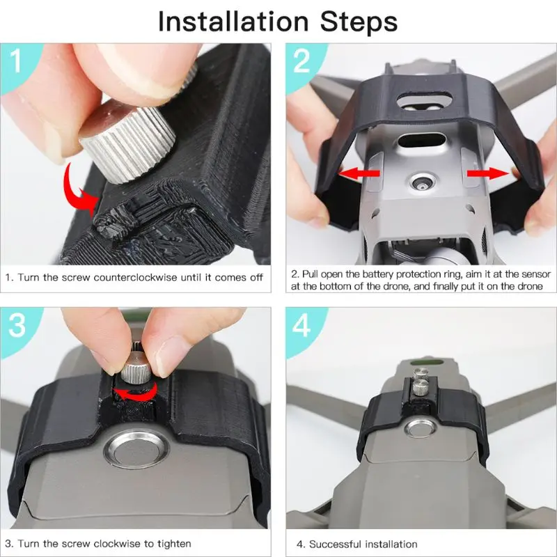

Battery Buckle Holder Protection Flight Holder Fixed Clip for -DJI Mavic 2 Pro