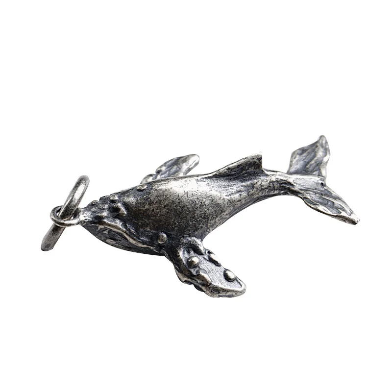 

Really 100% 925 sterling silver whale pendant