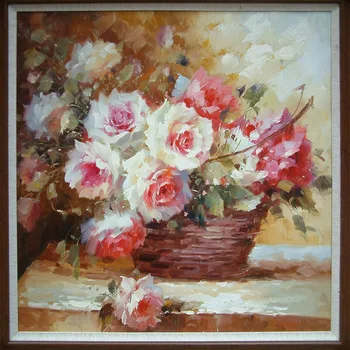 

Hand Paint Flower Paingting for Home Decoration Art Wall Living Room