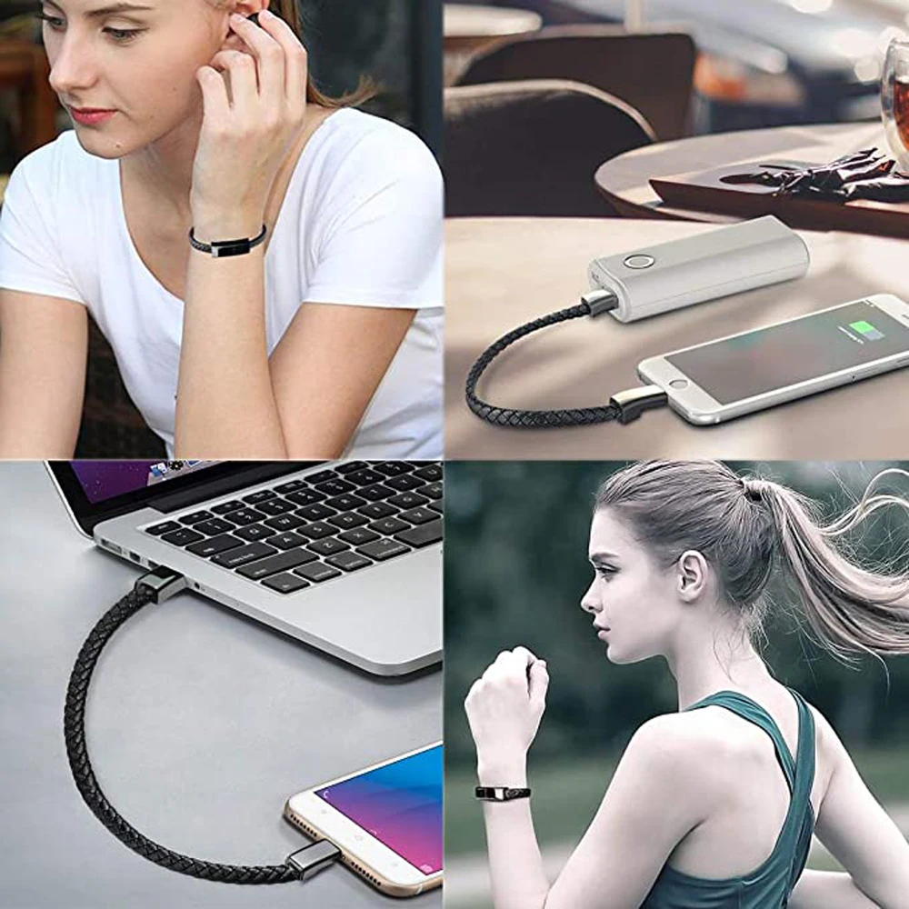 รูปสินค้า สายชาร์จข้อมือ ILEPO สายชาร์จ USB สายชาร์จพกพา