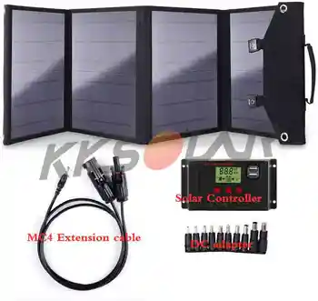 

100W Foldable Solar Panel Charger for webetop Battery Pack/USB Devices,with 3 USB Ports