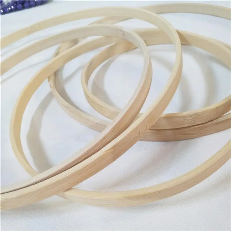 12pcs Natural Wooden DIY Dream Catcher Round Ring DIY Round Ring Dream Catcher Bamboo 10-36cm Dream Catcher Round Ring A35