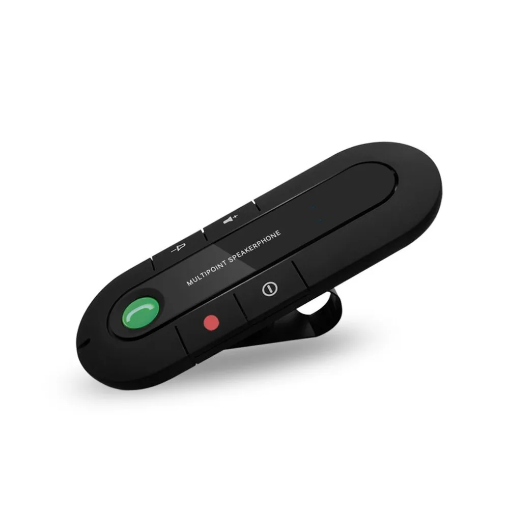 Speakerphone 4.1 EDR Wireless Bluetooth compatible Handsfree Car Kit MP3 Music Player USB Power Audio Receiver Sun Visor Clip