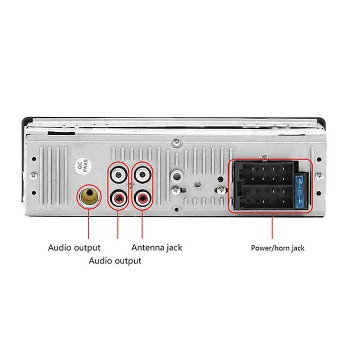 Автомобильный Bluetooth MP3-плеер цифровой радио 178x50x125 мм FM стерео как изображение радио DC12V 87,5-108 МГц