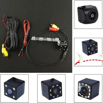 

Car CCD 4 8 12 LED Dynamic Trajectory Fisheye 1080P Night Vision Rear View Camera Parking For Kia Sportage SL Sportage R K3 2012