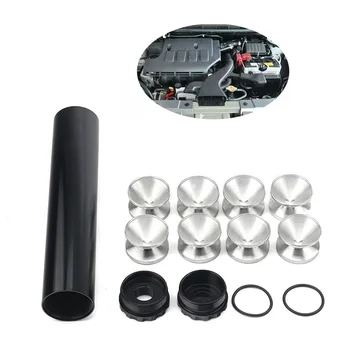 

13Pcs/Set 5/8-24 1/2-28 Black&Silver Aluminum Car Fuel Filter Storage Cups Solvent NEW Multifunction Durable Quality Practical