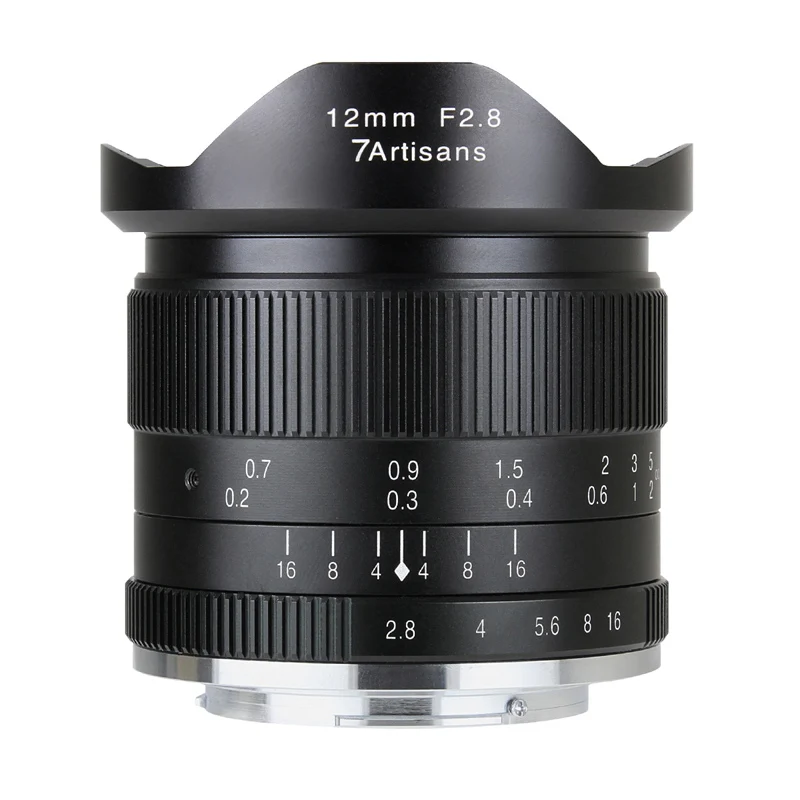 7artisans 12 мм F2.8 APS-C ручной ультра широкоугольный объектив для камеры Canon EOS M sony E Mount Fuji FX M4/3 Mount