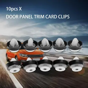 

10x Car Interior Door Panel Card Trim Clips For Citroen C2 C8 C3 C4 Picasso Peugeot 307 206 508 Auto Fastener Clip Plastic Rivet