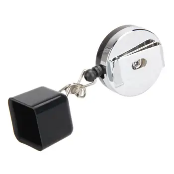 

Billiards Snooker Pool Cue Chalk Holder Retractable Drawing Belt Clip