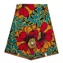 Новинка хлопок нигерийский Анкара Африканский воск ткань настоящий воск настоящий голландский воск Высокое качество Африканский воск ткань для свадьбы