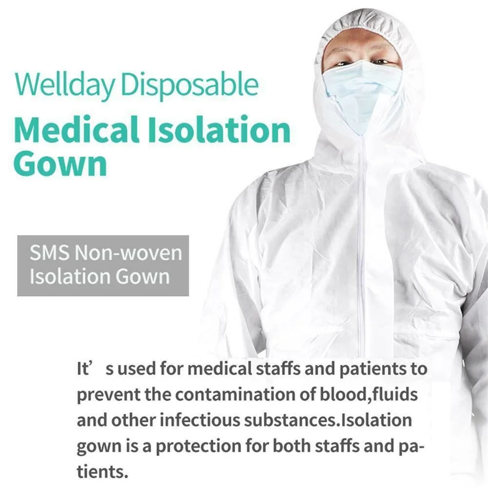 

Cleaning Service Isolation Overalls Protective Clothing Safety Work Clothes
