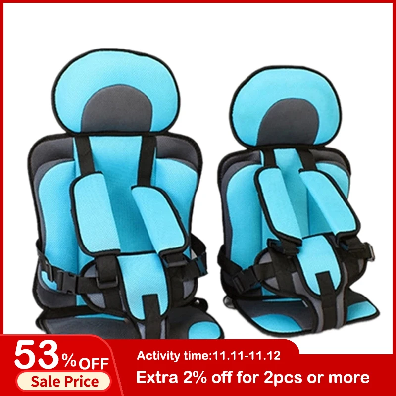 

10 Colors Baby Children's Seat Mat for 6 Months To 12 Years Old Oddler Protect Mat Portable Thicken Soft Breathable Chairs Mats