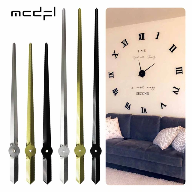 MCDFL manecillas de reloj de pared grandes para relojes gigantes