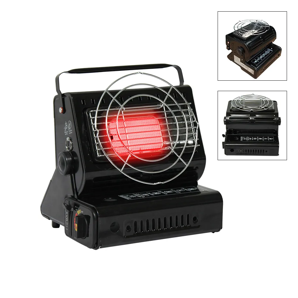 Outdoor Heater Cooker Gas Heater for Travelling Camping Hiking Picnic Equipment Used Portable Tent Stove Heater