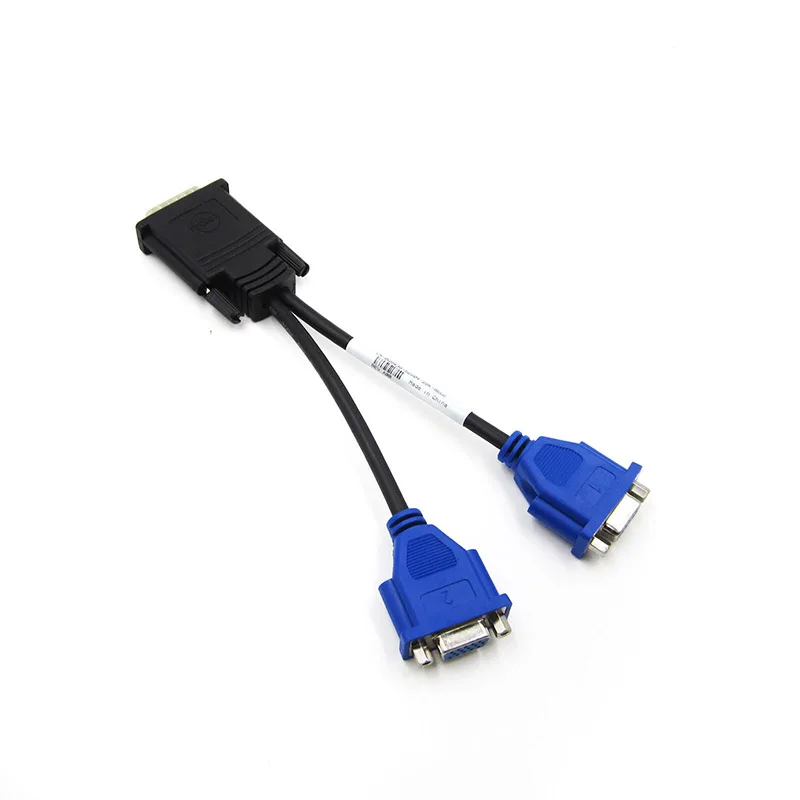 Видеокарта DMS-59 до 2 два разъема VGA 15-контактный монитор сплиттер для мониторов кабель с адаптером для hp Dell Графика карты с VGA Кабель-адаптер