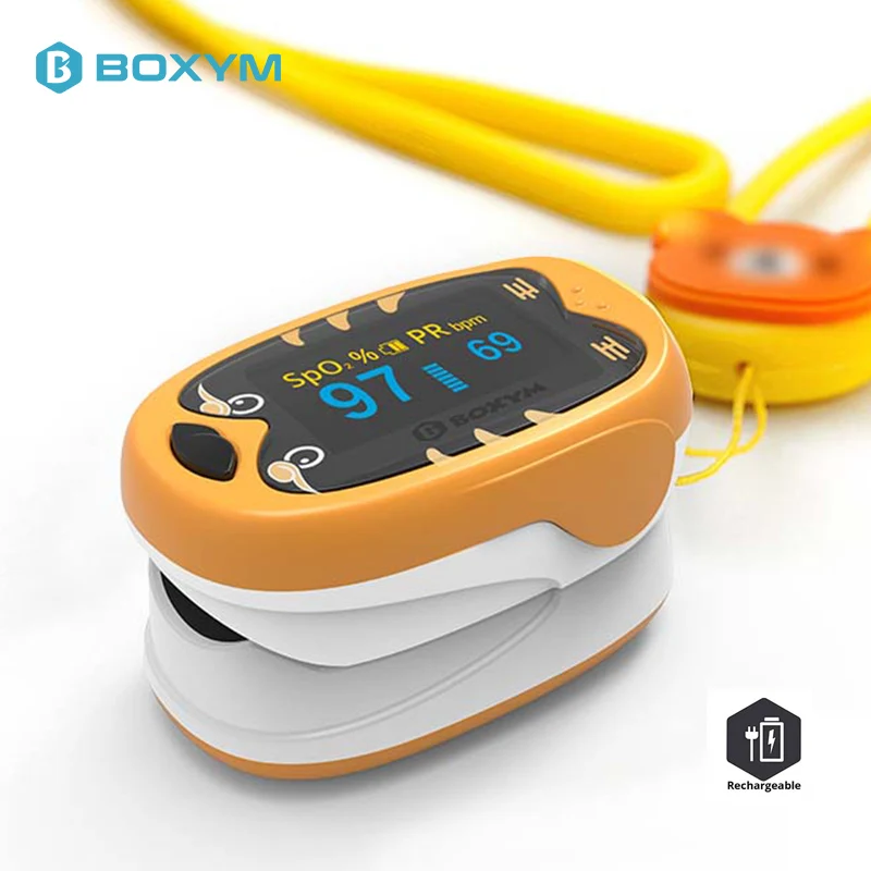 

Medical Digital Oximetro De Dedo Pediatrico Finger Pulse Oximeter Saturatiemeter USB Rechargeable Infant Blood Oxygen Monitor