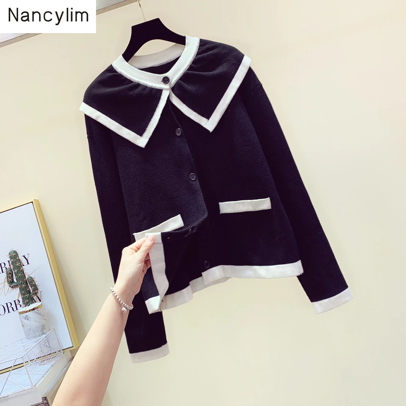^Cheap New Knitted Shirts Cardigan Sweater Coat Women Doll Neck Sweaters Women's Coat Female Student Fall Winter Outwear ^Cheap New Knitted Shirts Cardigan Sweater Coat Women Doll Neck Sweaters Women's Coat Female Student Fall Winter Outwear