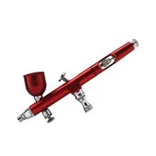 Сопло распылитель краски Татуировка двойного действия гравитационный корм искусственное пирожное украшения кисти ногтевая аэрография набор инструментов 0,3 мм