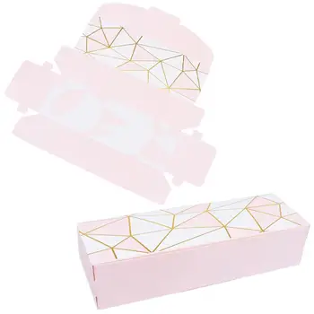 

20pcs Rectangular Biscuit Boxes Paper Cookie Container Baking Packaging Box Party Supplies