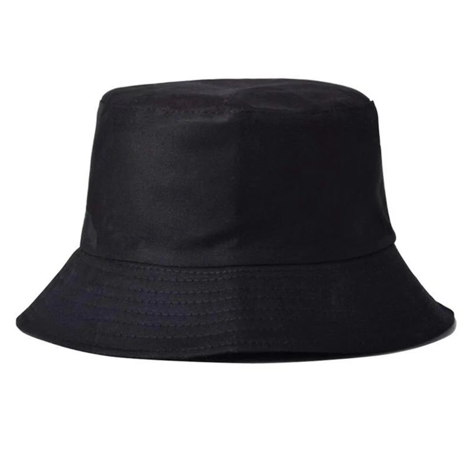 NXYY Harajuku мужская шляпа-Панама женская k pop bob пляжная шляпа от солнца черная однотонная Рыбацкая Солнцезащитная шляпа хип-хоп Панама