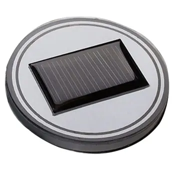 

1 Pcs Red Solar Power LED Flashing Car Cup Holder Pad Mat Auto Interior Light