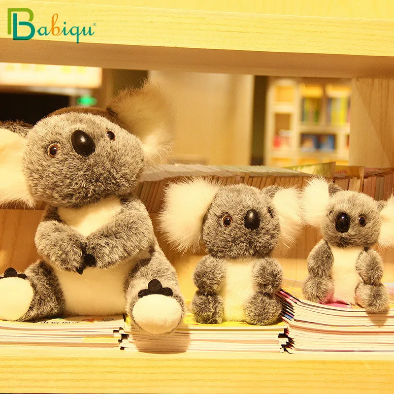 1pc 13/17cm Cute Simulation Koala Bear Plush Toy Mini Australia Adventure Koala Doll for Kids Stuffed Kawaii Birthday Gift Just6F