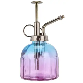 

Retro Watering Can Transparent Glass Watering Can Portable Colorful Purling Pot Watering Can for Succulent Watering Home Garden