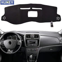 Xukey For Renault Dacia Logan 2 2013- Renault Symbol 2012- Left Hand Drive Car Dashboard Cover Dash Mat Dashmat Pad