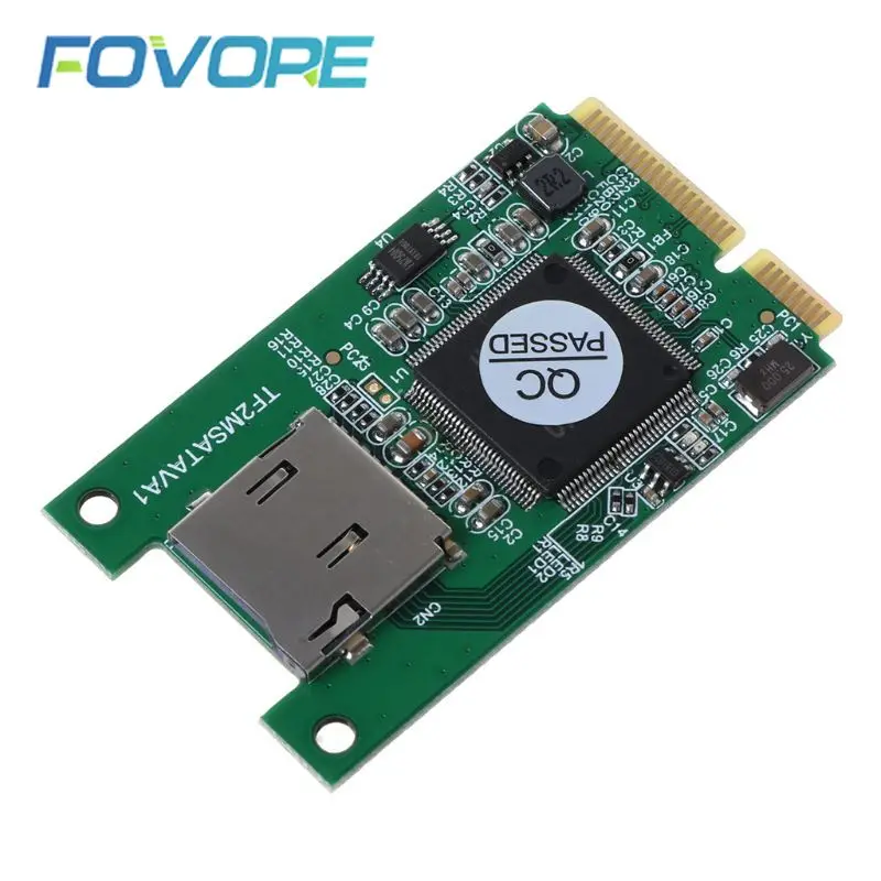 Adaptador de tarjeta Micro SD TF a mSATA SSD, convertidor de tarjeta TF para PC, ordenador y portátil