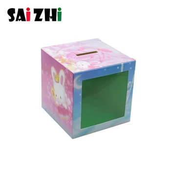 

Saizhi Diy Funny Magic Box Piggy Bank Coin Disappear Game Diy Hand-assembled Toy Educational STEM Toys Gifts Experimental Kits