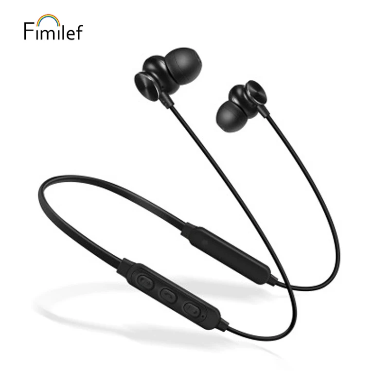 Bluetooth Earphone Sports Wireless Earphones Stereo Bass Noise Cancelling Magnetic Bluetooth Headset for Phone Xiaomi iPhone