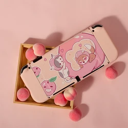 Peach Cat Dog Switch Oled Shell Soft TPU Cover Case for Nintendo Switch OLED Shell Protective Cover Thumb Grip Cap Accessories Peach Cat Dog Switch Oled Shell Soft TPU Cover Case for Nintendo Switch OLED Shell Protective Cover Thumb Grip Cap Accessories