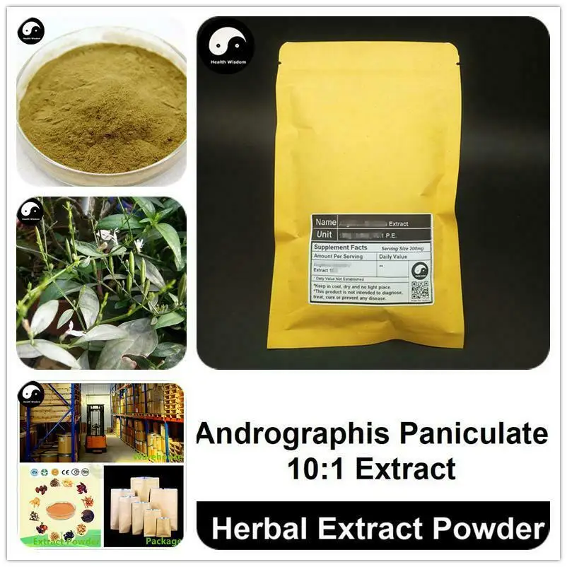 

Andrographis Paniculate Extract Powder 10:1, Andrographis P.E., Chuan Xin Lian