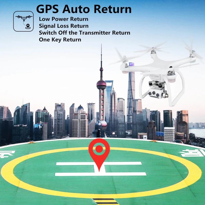 Двойной GPS авто следить за мной бесщеточный Wi-Fi FPV RC Квадрокоптер Upair-2 3D+ 4K эффект камера 3 оси Gimbal приложение управление Радиоуправляемый Дрон модель